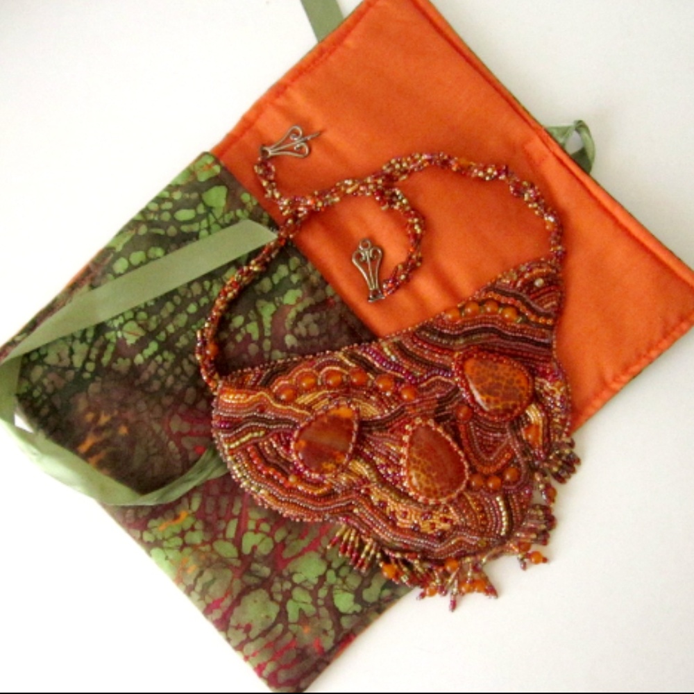 'Sedona' Beaded Art Necklace